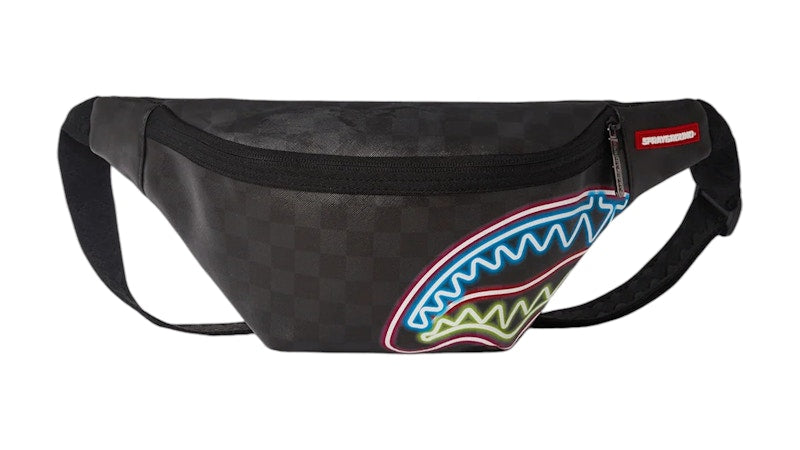 Sprayground Sharks In Paris Glow Savvy Crossbody Multicolor