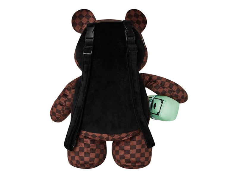 Sprayground Sip Lenticular Chomp Moneybear Backpack Backpack Black Brown