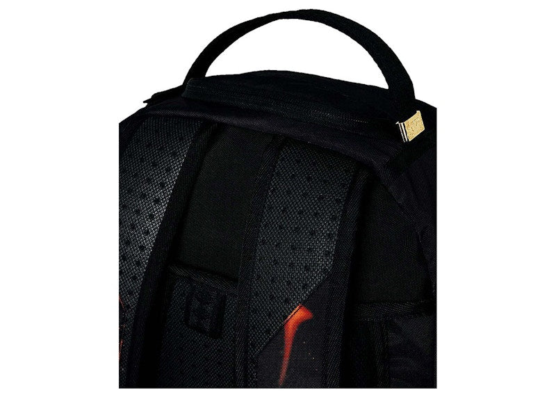 Sprayground Skull Destroyer (DLXSR) Backpack Black/Red-Orange