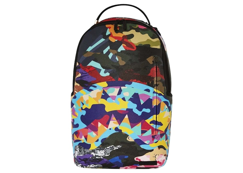 Sprayground Sliced And Diced Camo Backpack Multi Camo