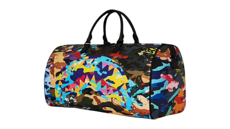 Sprayground Sliced And Diced Camo Duffle Multicolor