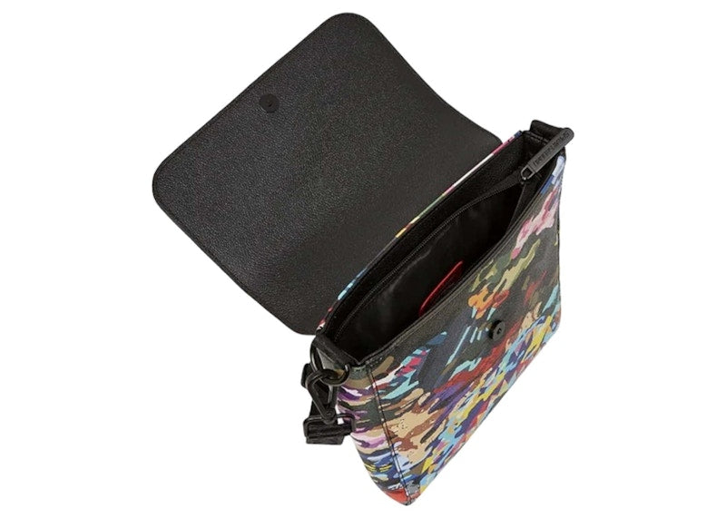 Sprayground Sliced And Diced Camo Messenger Bag Multicolor