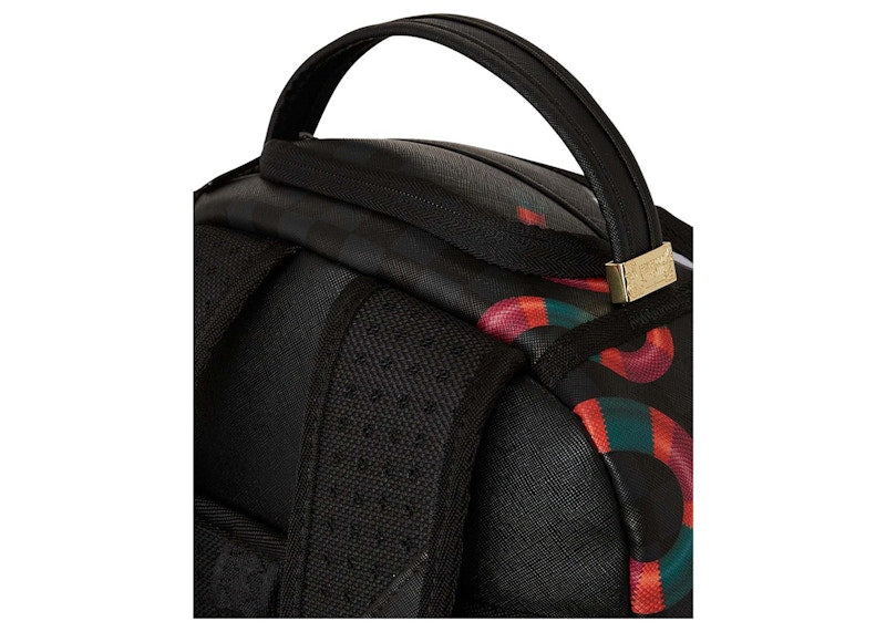 Sprayground Snake On A Bag Jardin D'Eden Backpack Black/Red