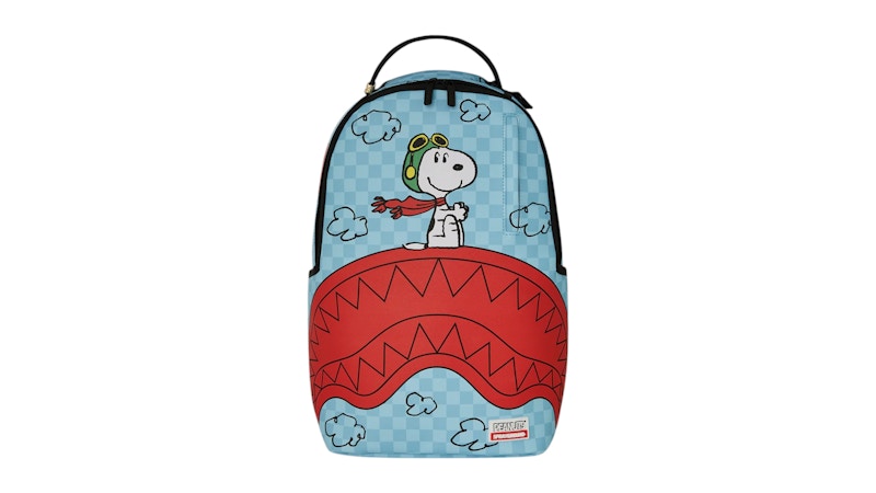 Sprayground Snoopy Pilot Shark DLXSV Backpack Multicolor