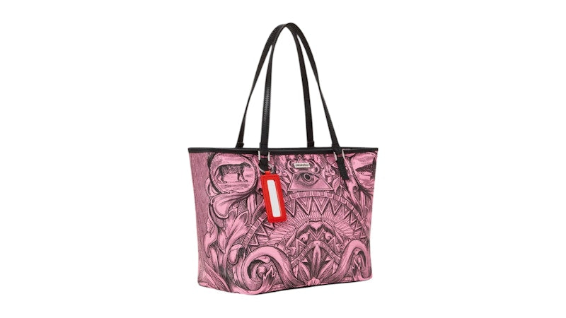 Sprayground Society Of Sharks Tote Multicolor
