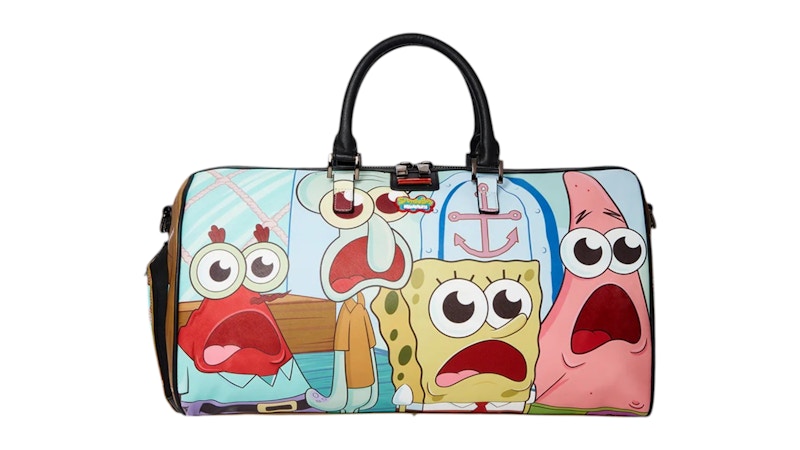 Sprayground Spongebob Shark Crew Emperor Duffle Multicolor