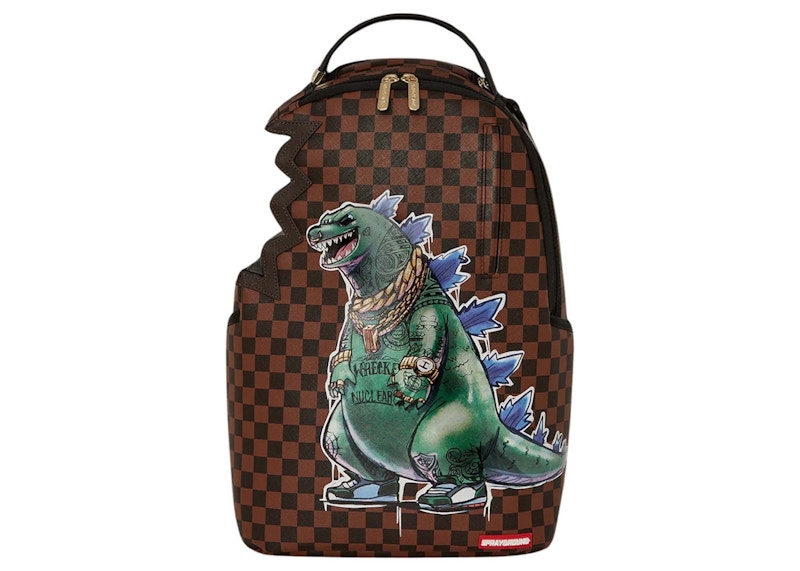 Sprayground Sprayzilla Side Bite (DLXV) Backpack Brown