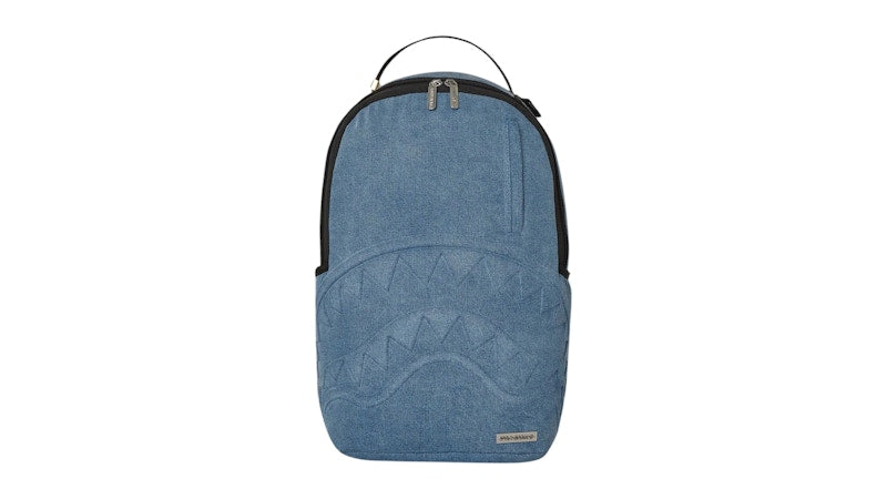Sprayground Stone Wash 3D Shark Backpack Multicolor