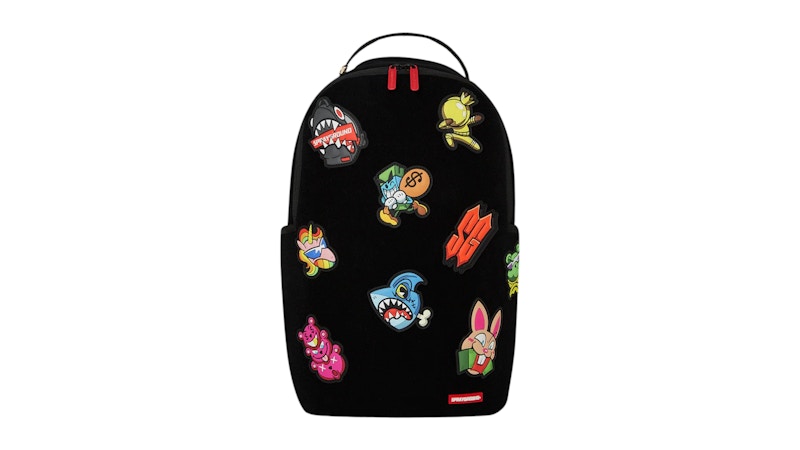 Sprayground Stuck On Ya Velcro Patch Backpack Multicolor