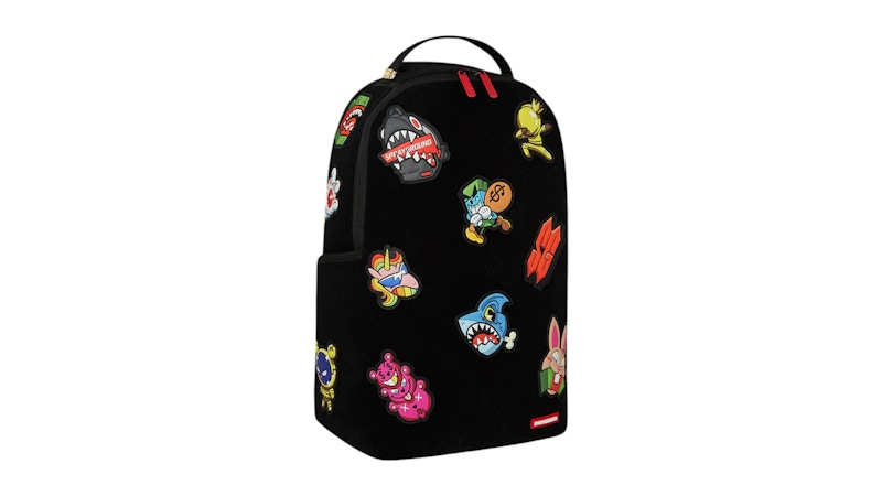 Sprayground Stuck On Ya Velcro Patch Backpack Multicolor