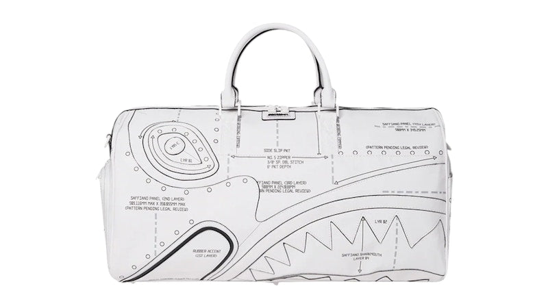 Sprayground Technical Cut & Shark Duffle Multicolor
