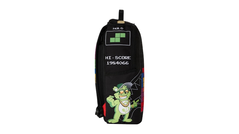 Sprayground Tetris With Diablo And Money Bear Backpack Multicolor