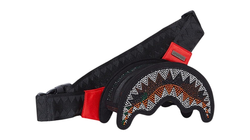 Sprayground Trinity Camo Sharkmouth Crossbody Multicolor