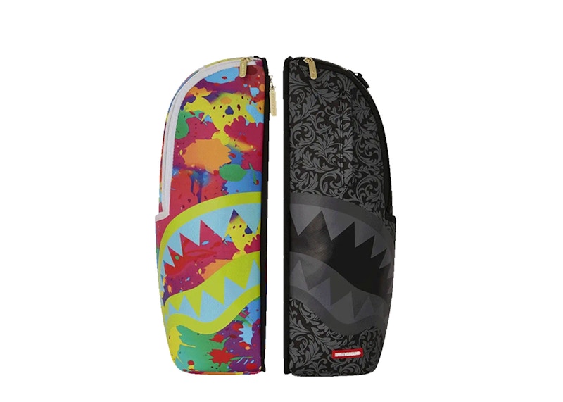 Sprayground Twins Chaos Split 2 Backpack Multicolor/Black/Grey