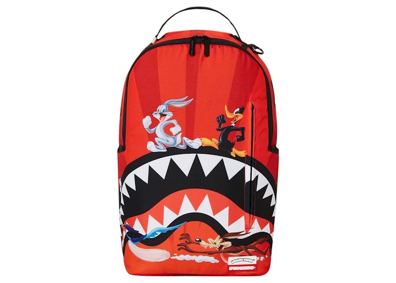 Sprayground x Looney Tunes Shark Run (DLXSR) Backpack Red