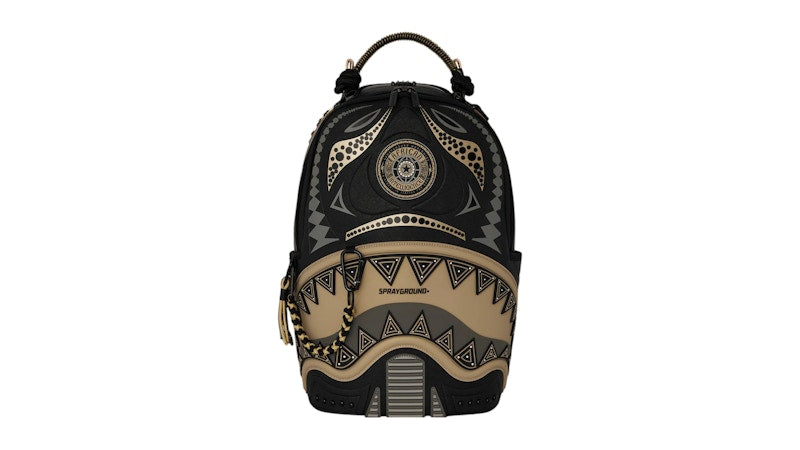 Sprayground x Sandflower A.I. African Intelligence Sharks Of The Gold Ocean Backpack Multicolor