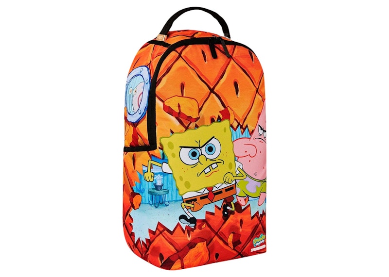 Sprayground x SpongeBob Don't Mess With SpongeBob (DLXSR) Backpack Orange