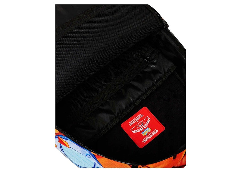 Sprayground x SpongeBob Don't Mess With SpongeBob (DLXSR) Backpack Orange