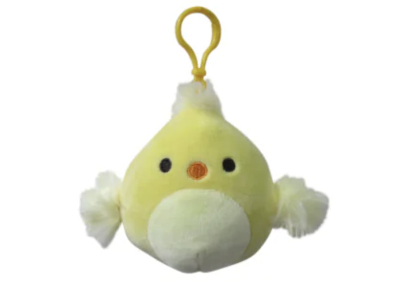 Squishmallow Aimee The Yellow Chick 3.5 Inch Clip On Plush