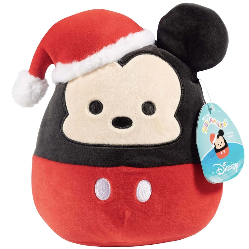 Squishmallow Disney Mickey Mouse Santa 2022 Christmas Edition 16" Plush