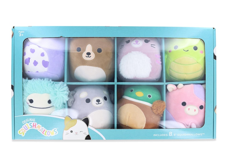 Squishmallow Fantasy and Wildlife 5" Mini Plush 8-Pack