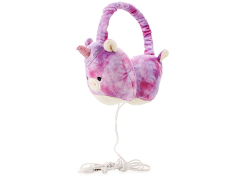 Squishmallow Lola The Tie Dye Unicorn Plush Headphones