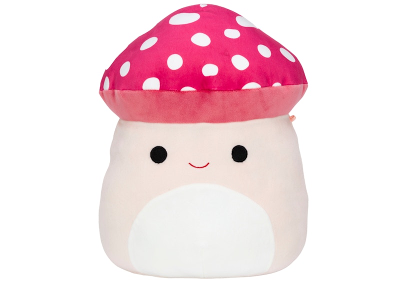 Squishmallow Malcom The Mushroom 8 Inch Plush Red/Pink