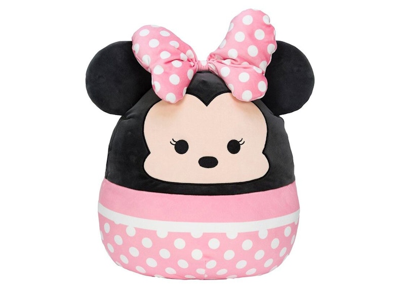 Squishmallow Minnie Mouse 14 Inch Plush Black/Pink