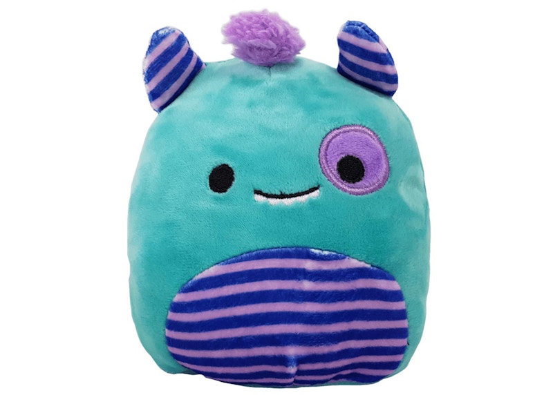 Squishmallow Morty The Striped Monster 5 Inch Plush Blue/Purple