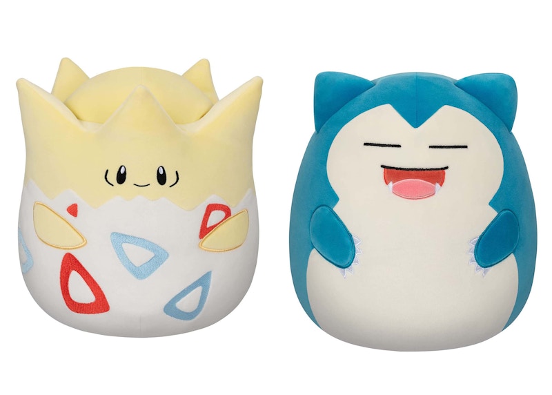 Squishmallow Pokemon Togepi and Snorlax 14" Plush Set