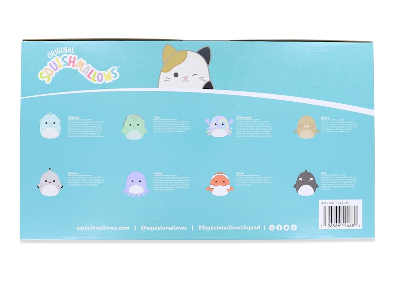 Squishmallow Seallife 5" Mini Plush 8-Pack