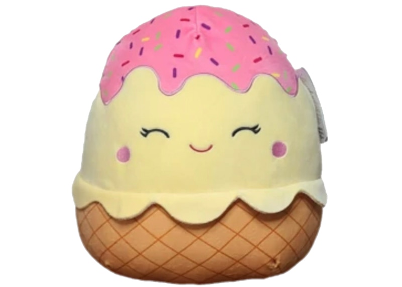 Squishmallow Shannon The Ice Crem Cone 12 Inch Plush Yellow/Pink