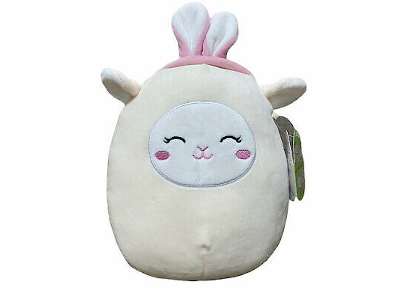 Squishmallow Sophie The White Easter Lamb with Bunny Ears 8 Inch Plush