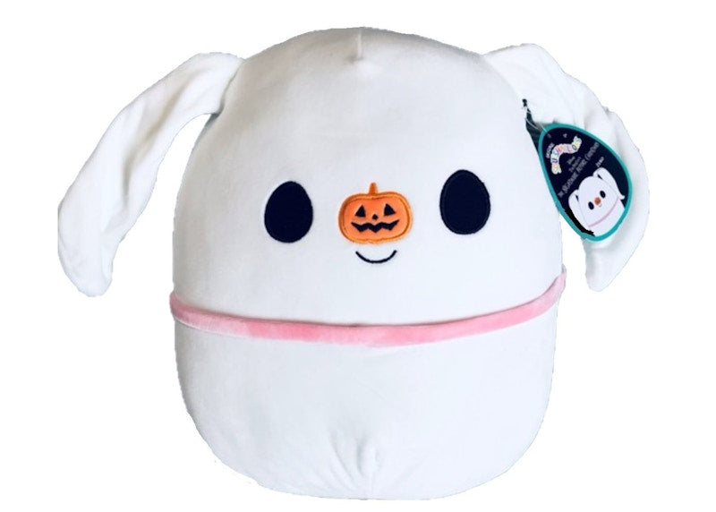 Squishmallow The Nightmare Before Christmas Zero The Ghostly Dog 8 Inch Plush White