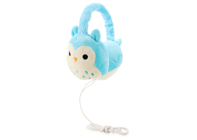 Squishmallow Winston The Teal Owl Plush Headphones