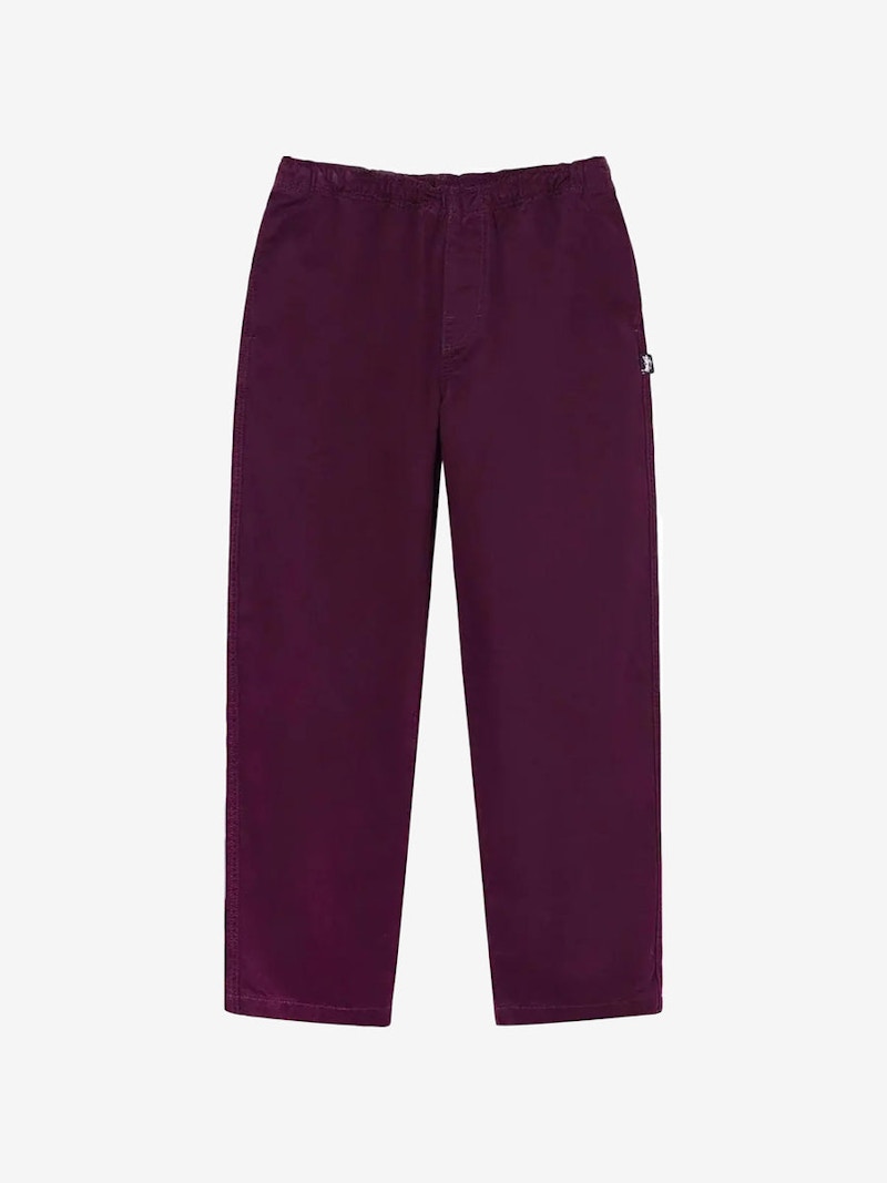Stussy BrUShed Beach Pants Plum