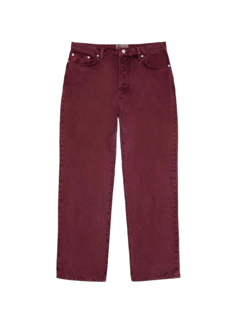 Stussy Washed Canvas Classic Jeans Wine