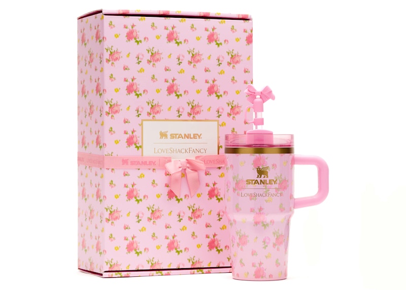 Stanley 1913 x LoveShackFancy Flowstate Quencher 20oz Tumbler with Handle Ibiza Sunset