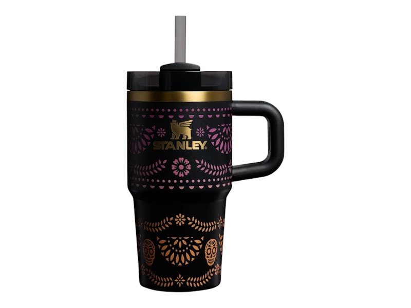 Stanley Dia de Muertos Quencher H2.0 FlowState 20oz Tumbler Midnight Catrina