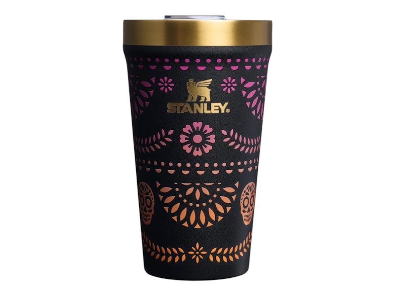 Stanley Dia de Muertos Stacking Beer H2.0 FlowState 16oz Pint Midnight Catrina