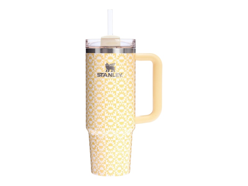 Stanley Flowstate Quencher 30oz Tumbler Butter Sunflower