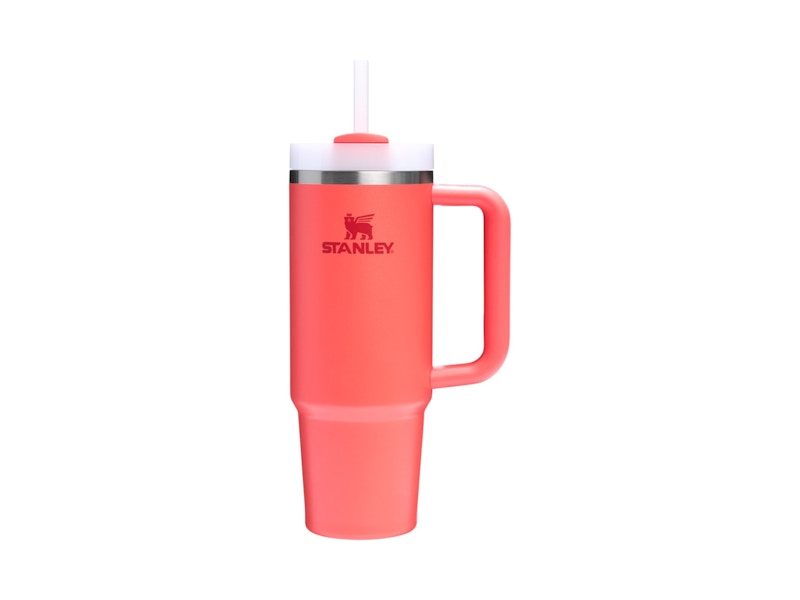 Stanley Flowstate Quencher 30oz Tumbler Hot Coral