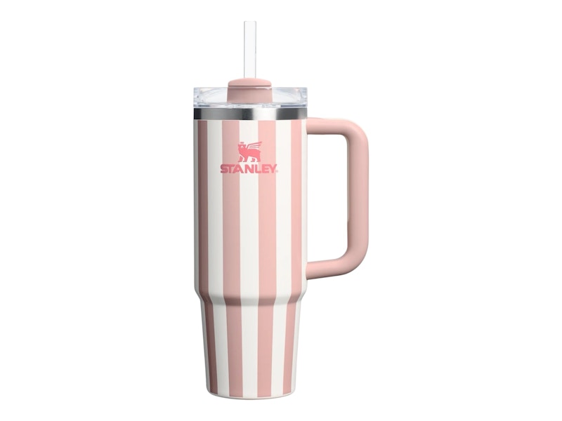 Stanley Flowstate Quencher 30oz Tumbler Peach Whip Cabana Gloss