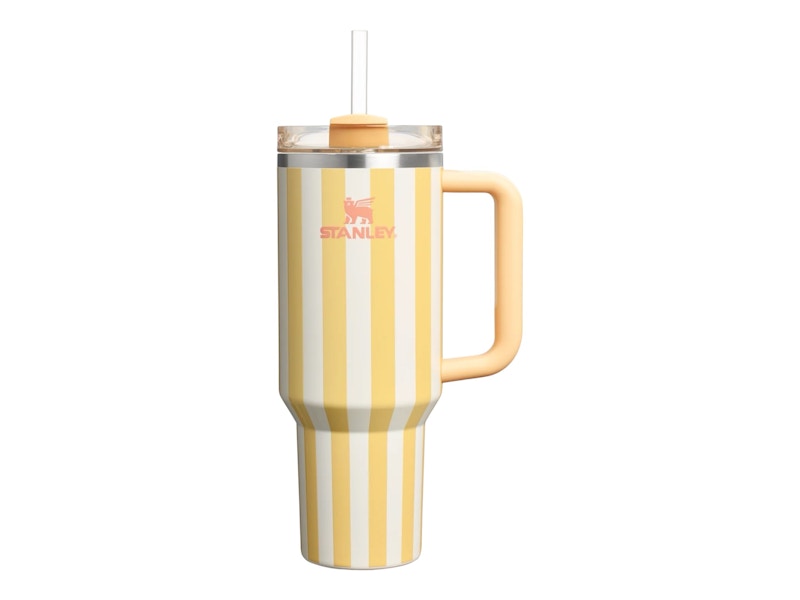Stanley Flowstate Quencher 40oz Tumbler Butter Cabana Gloss