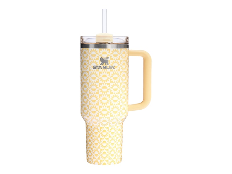 Stanley Flowstate Quencher 40oz Tumbler Butter Sunflower