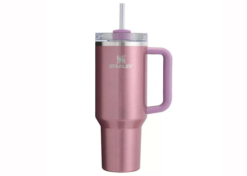 Stanley Flowstate Quencher 40oz Tumbler Mauve Shimmer