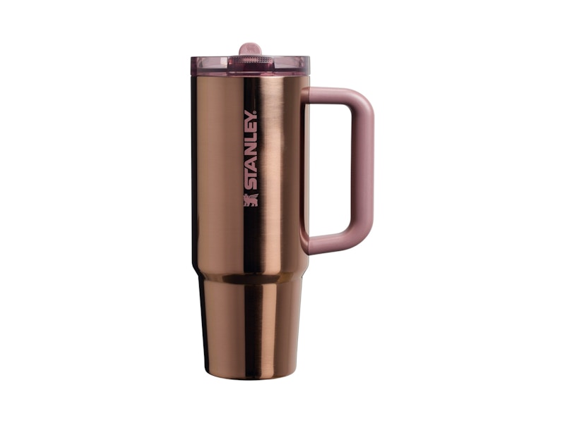 Stanley Mesa Rose Collection Protour Flip Straw Quencher 30oz Tumbler Polished Rose Gold