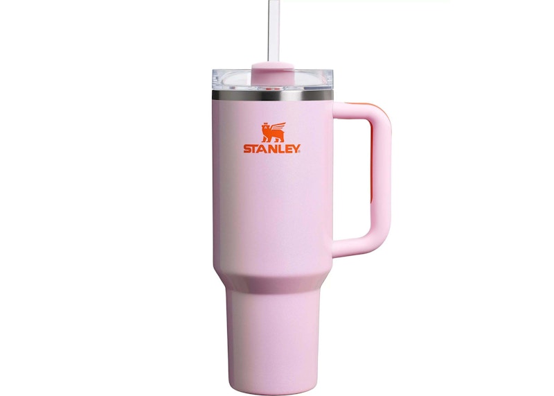 Stanley New Frequency Collection Flowstate Quencher 40oz Tumbler Rose Petal Shimmer