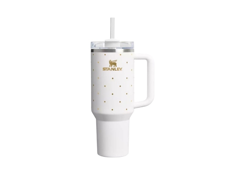 Stanley Stainless Steel FlowState Quencher 40oz Tumbler Frost Polka Dot