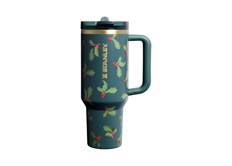 Stanley The Cheers & Cheer Quencher ProTour Flip Straw 40oz Tumbler Holiday Botanical